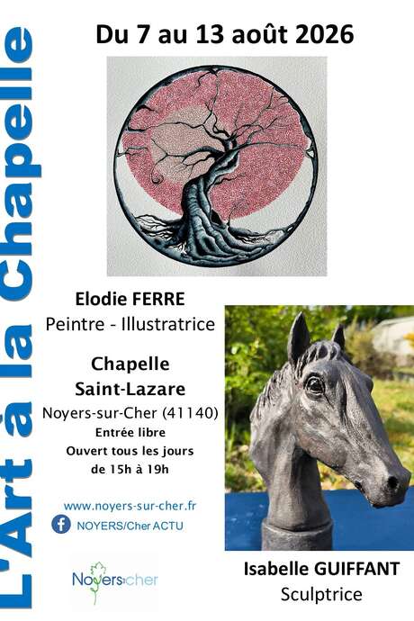 L'Art à la chapelle Exposition Elodie Ferre
