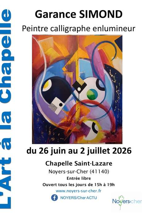 L'Art à la chapelle Exposition Garance Simond