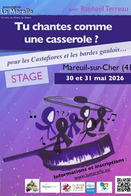 Tu chantes comme une casserole ?  Un stage pour (re)découvrir sa voix