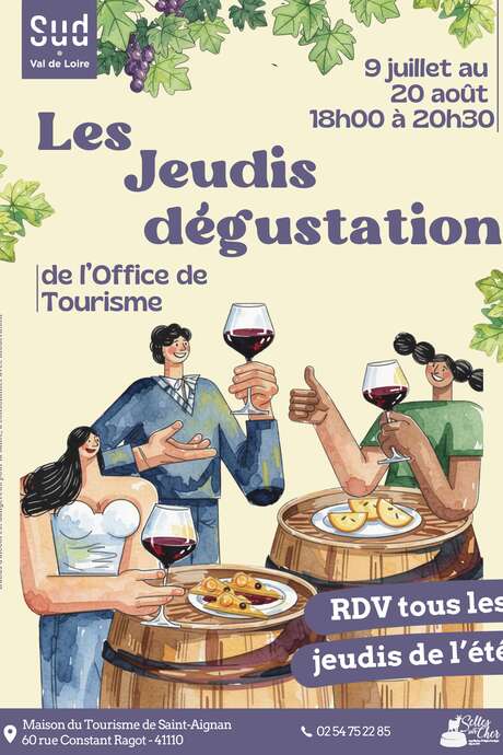 Les jeudis dégustation de l'Office de Tourisme