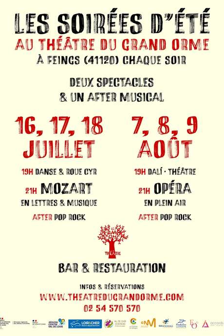 Les soirées d'été au théâtre du Grand Orme