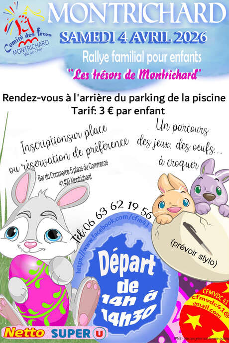 Les trésors de Montrichard Rallye familial pour enfants