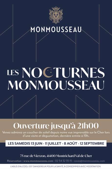 Nocturnes aux Caves Monmousseau à Montrichard