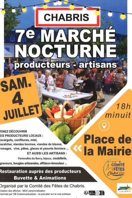 7ème marché nocturne à Chabris