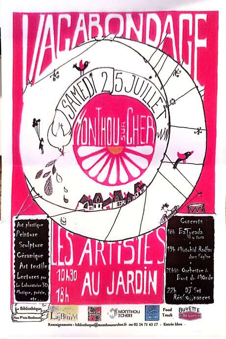 Vagabondage Les artistes au jardin