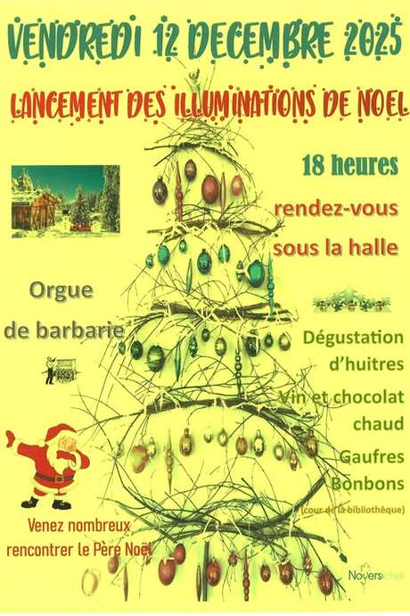 Lancement des illuminations de Noël