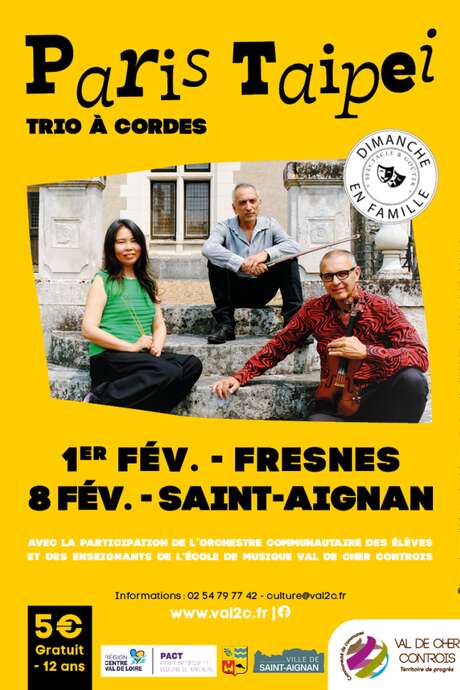 Dimanche en famille : Paris Taipei, Trio à cordes