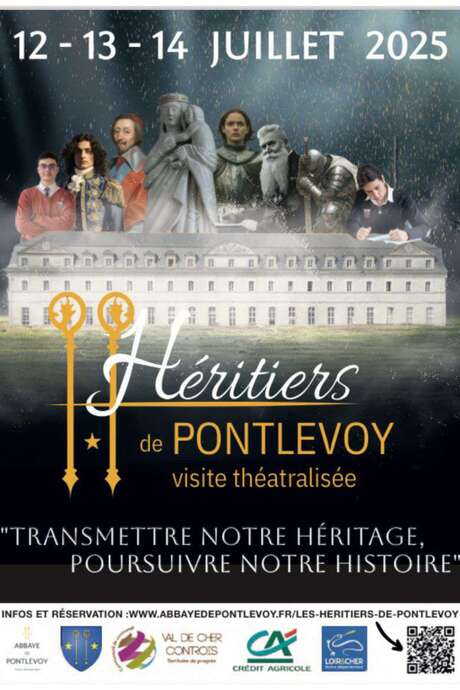 Spectacle "Les héritiers de Pontlevoy" à l'Abbaye