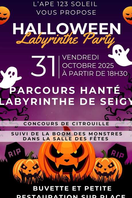 Halloween labyrinthe party