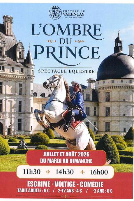Spectacle équestre : l'ombre du Prince
