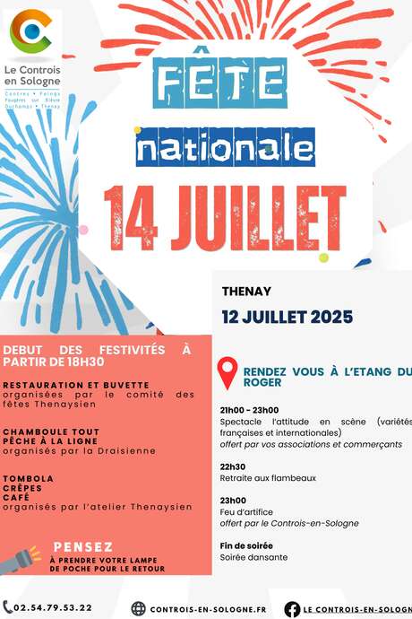Fête nationale à Thenay