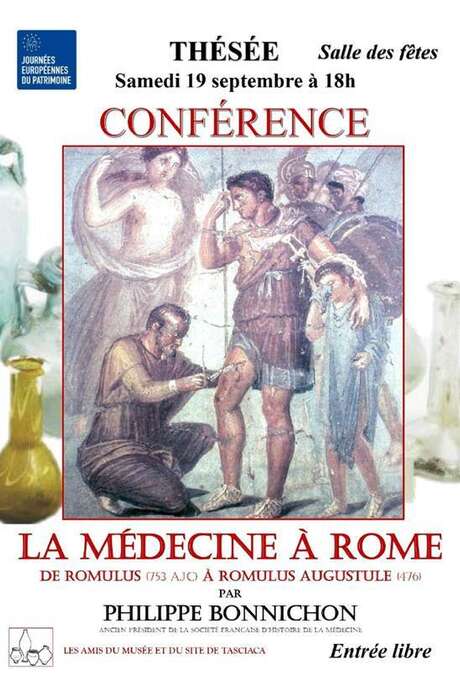 Conférence La médecine à Rome