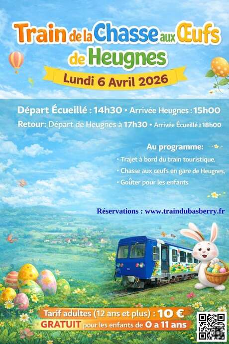 Train de la chasse aux oeufs