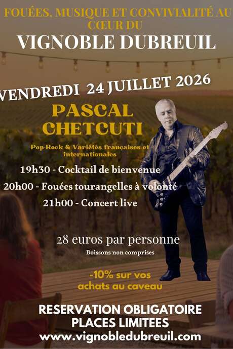 Fouées, musique et convivialité au vignoble Dubreuil