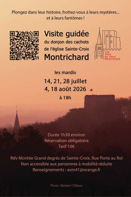 Visite guidée du donjon des cachots de l'église sainte-croix