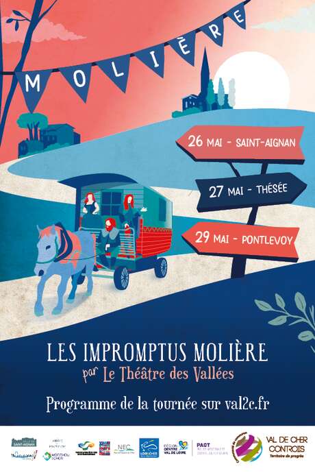 Les Impromptus Molière en Val de Cher Controis