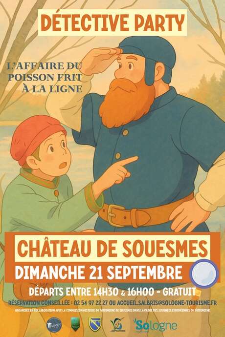 Détective party au château de Souesmes