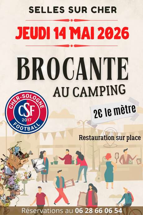 Brocante au camping