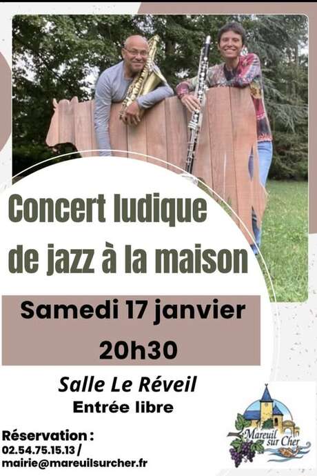 Concert ludique de Jazz à la maison
