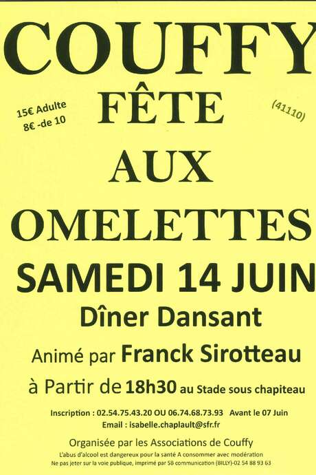Fête aux omelettes à Couffy