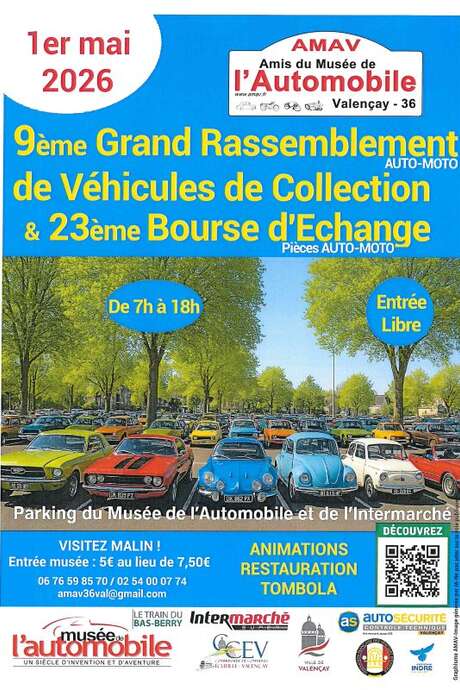 9ème grand rassemblement de véhicules de collection et 23ème bourse d'échange pièces Auto-Moto