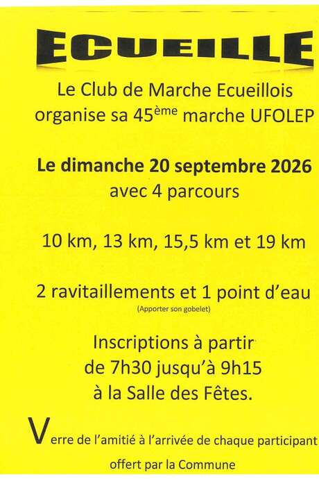 45ème marche UFOLEP