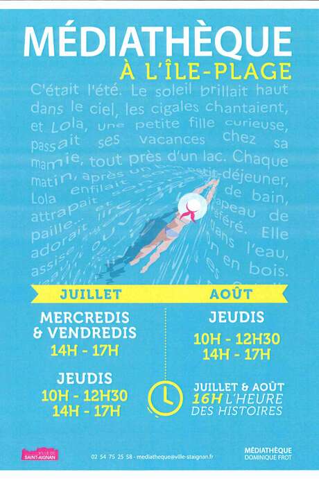 Médiathèque à l'Ile plage