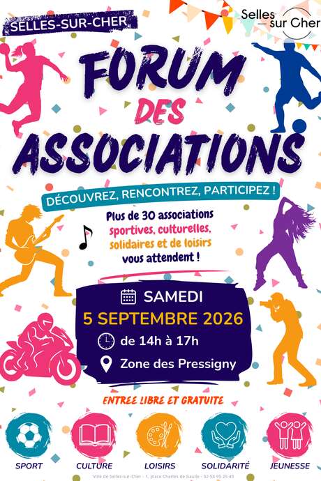 Forum des associations à selles-sur-cher