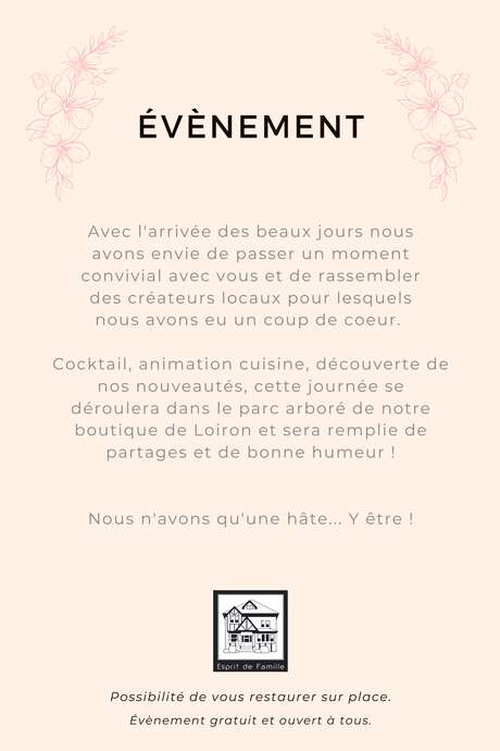 GARDEN PARTY ET MARCHÉ DES CRÉATEURS À LOIRON