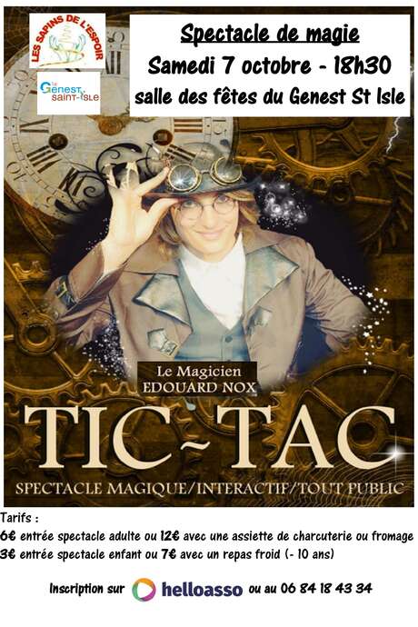 "TIC-TAC" : SPECTACLE DE MAGIE