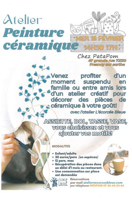 Atelier peinture céramique