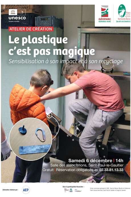 Atelier "Le plastique, c'est pas magique"