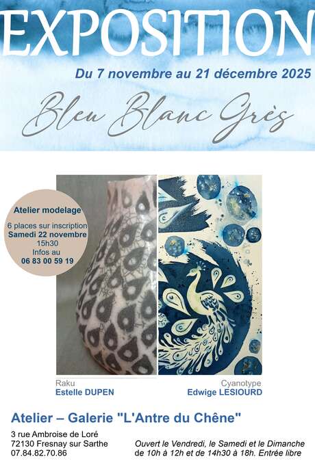 Exposition "Bleu Blanc Grès"