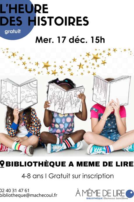 L'HEURE DES HISTOIRES AVEC A MÊME DE LIRE