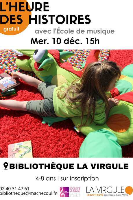 L'HEURE DES HISTOIRES LA VIRGULE