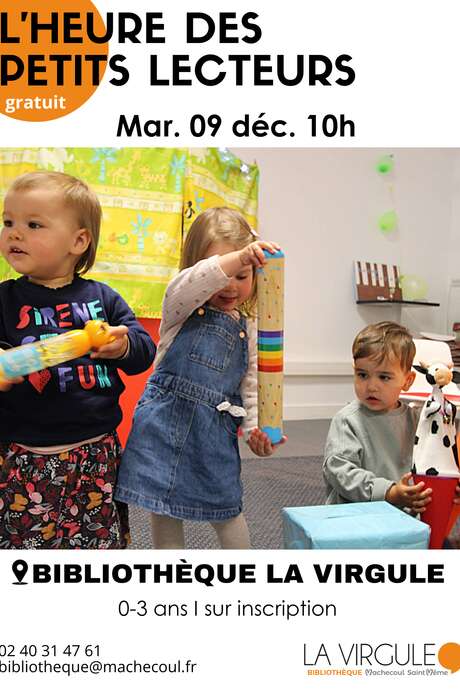 L'HEURE DES PETITS LECTEURS LA VIRGULE