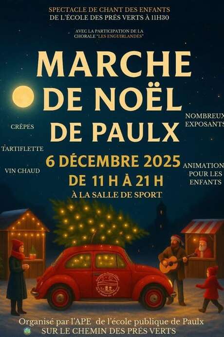 MARCHÉ DE NOËL ECOLE LES PRÉS VERTS PAULX