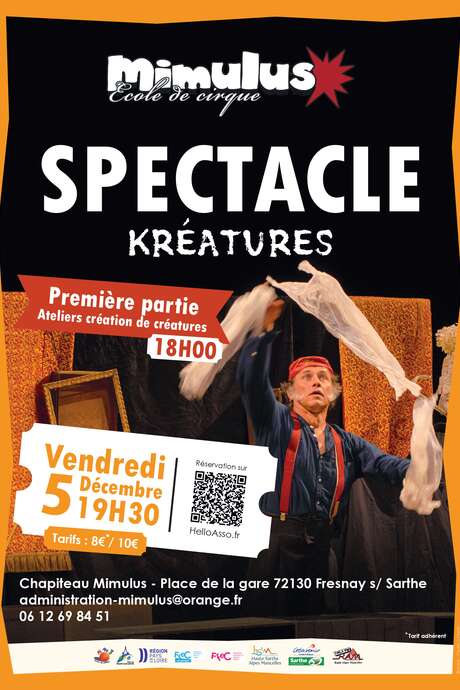 Spectacle "Kréatures"