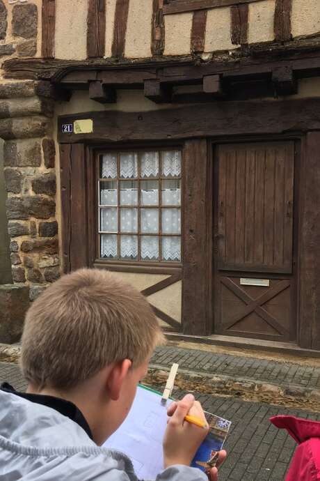 Visite-atelier enfants : "maison en pan de bois"