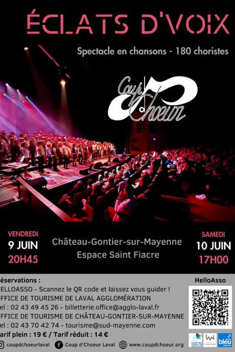 SPECTACLE "ÉCLATS DE VOIX" - CHORALE COUP D’CHŒUR
