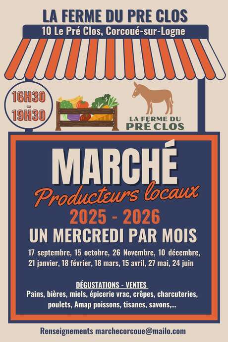 MARCHÉ DE PRODUCTEURS À LA FERME