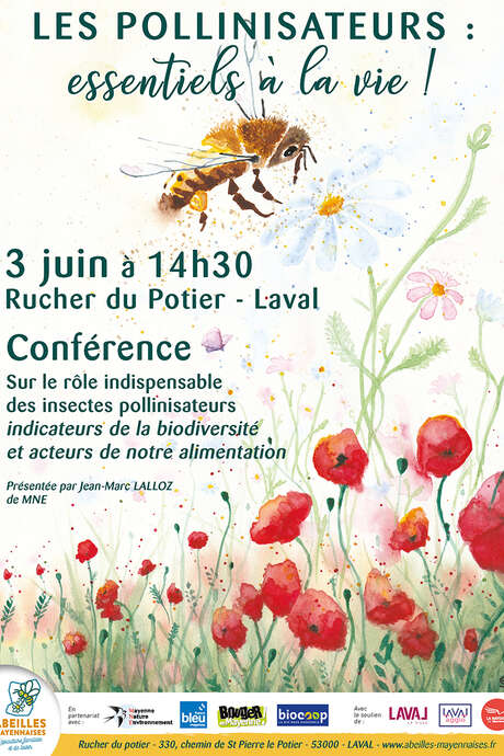 CONFÉRENCE SUR LE RÔLE INDISPENSABLE DES INSECTES POLLINISATEURS