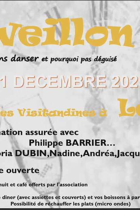 SOIRÉE RÉVEILLON DE LA SAINT-SYLVESTRE A LEGÉ