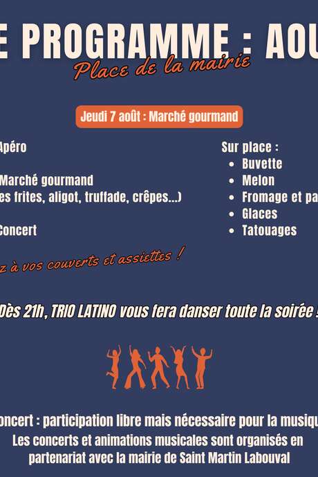 Marché gourmand à Saint-Martin-Labouval