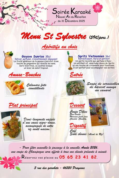 Karaoké du réveillon au restaurant Vietnam