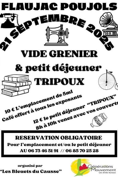 Vide-greniers à Flaujac-Poujols