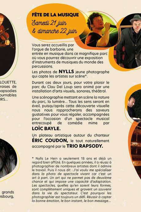 Diners spectacles au Clau Del Loup
