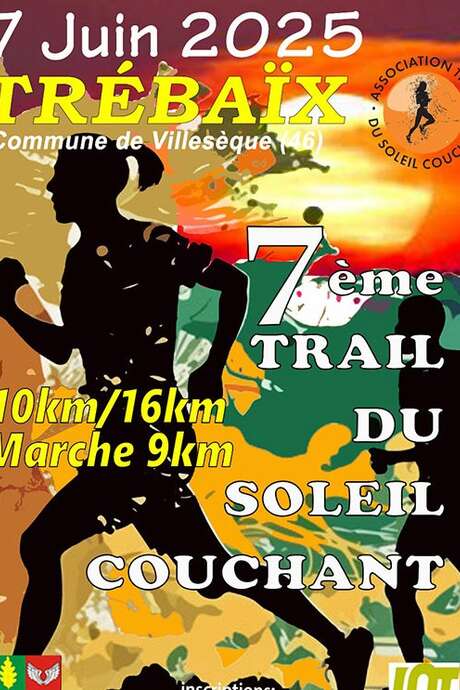 Trail du soleil couchant