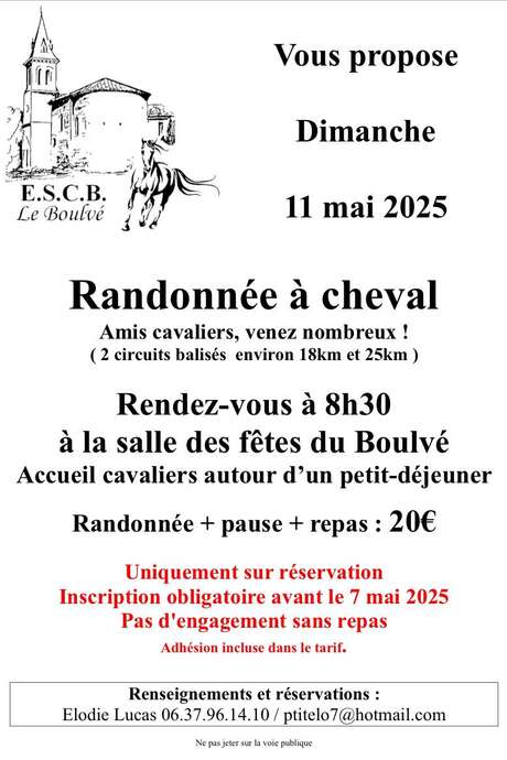 Rallye équestre du Boulvé