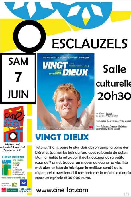 Ciné-Lot à Esclauzels: "Vingt Dieux"